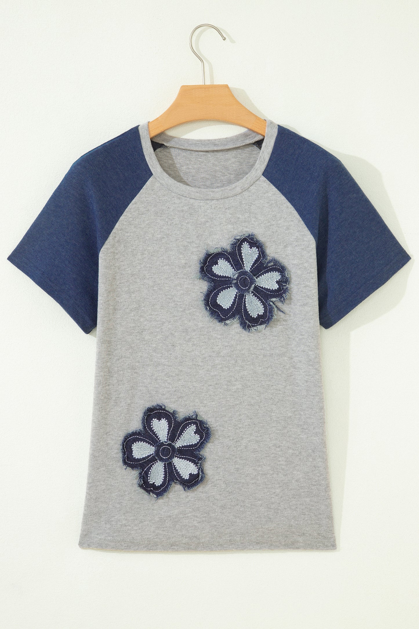 Floral Top Casual Short Sleeve Shift Tee