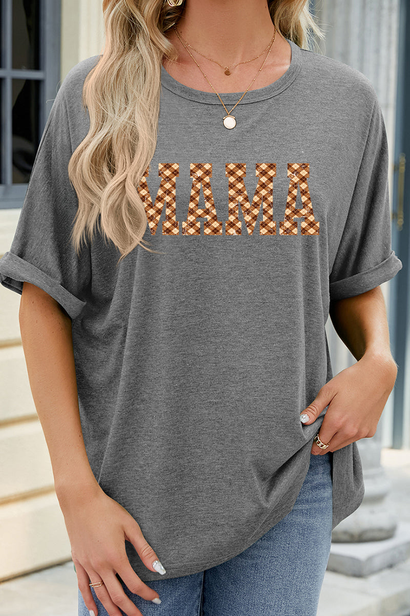 Leopard MAMA Graphic Relaxed Fit Tee Mother's Day Top