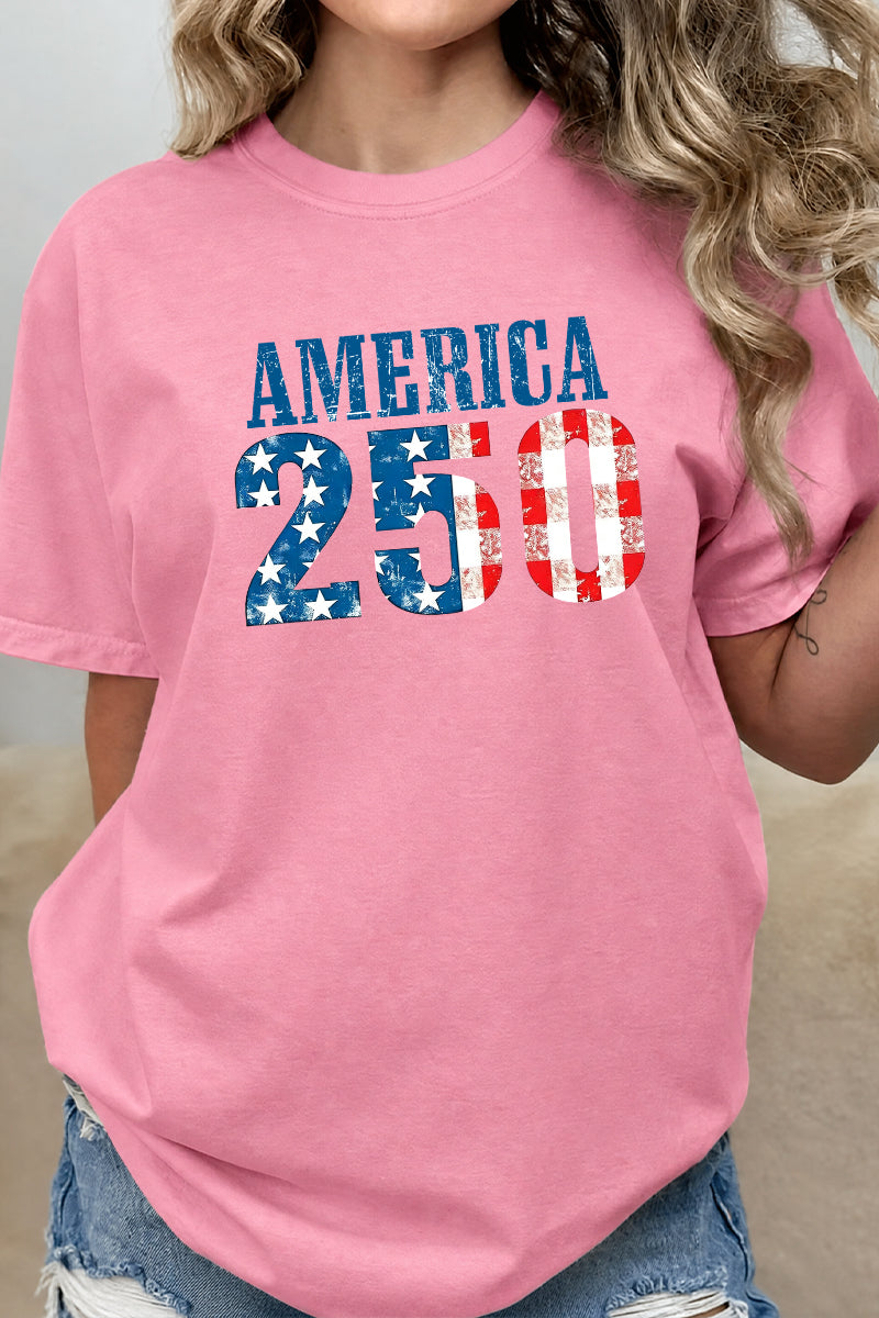 America 250 Patriotic Independence Day Graphic Tee