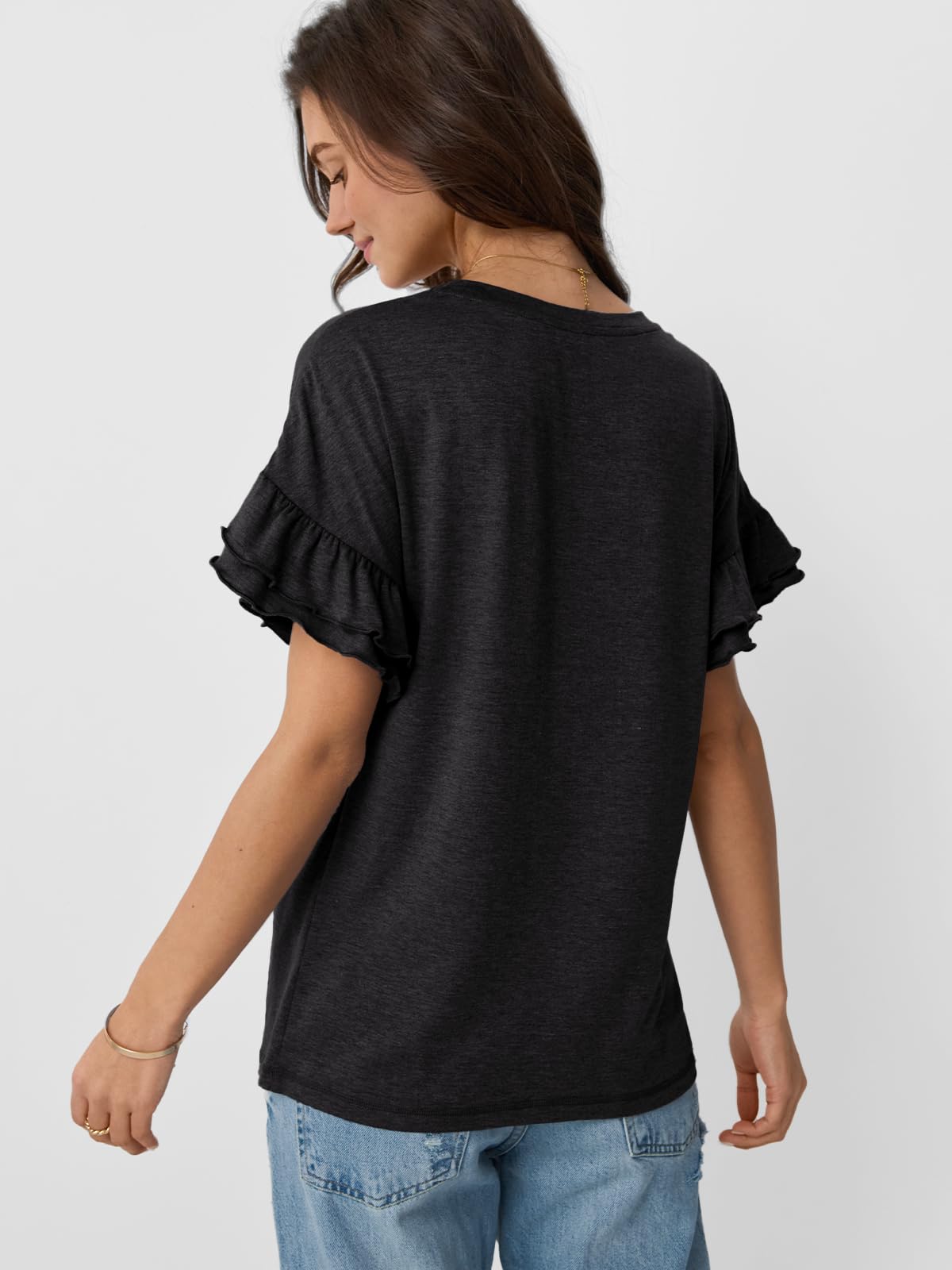 Leopard Print USA Graphic Tee Women’s Independence Day Top