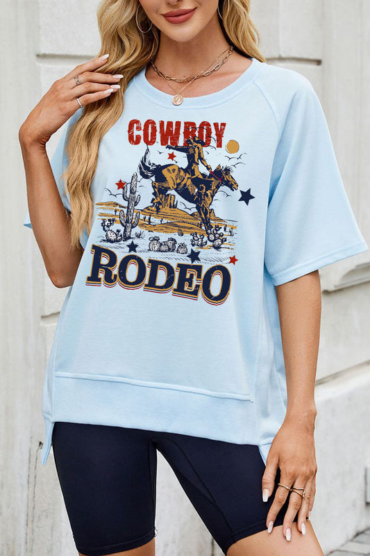 Vintage Cowboy Rodeo Graphic Western Tee