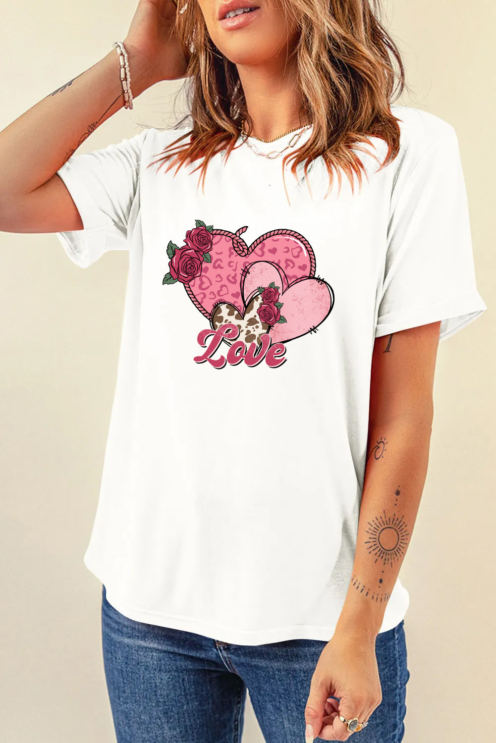 Valentine’s Day Love Heart Graphic Tee