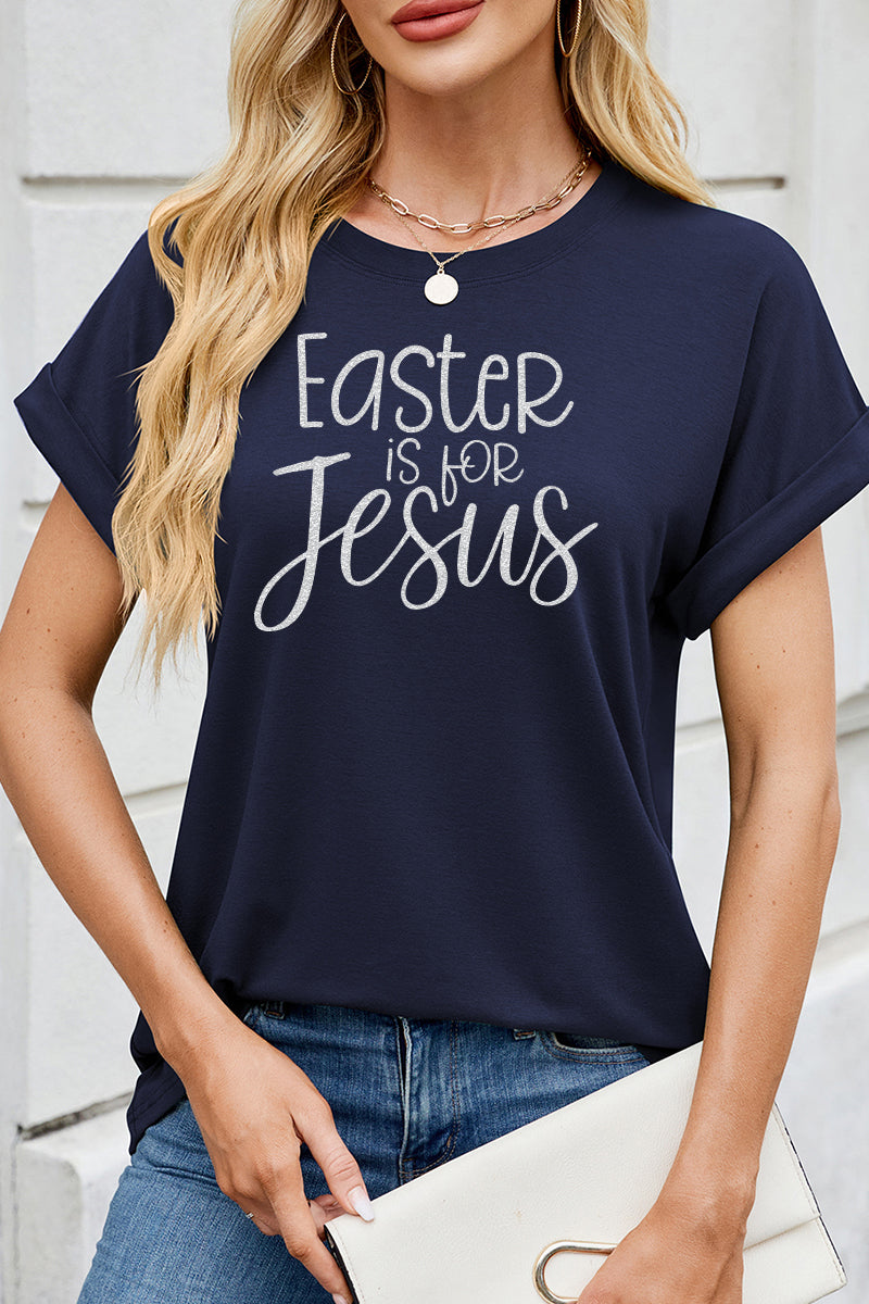 Easter Faith Graphic Tee Easter for Jesus Christian Shirt