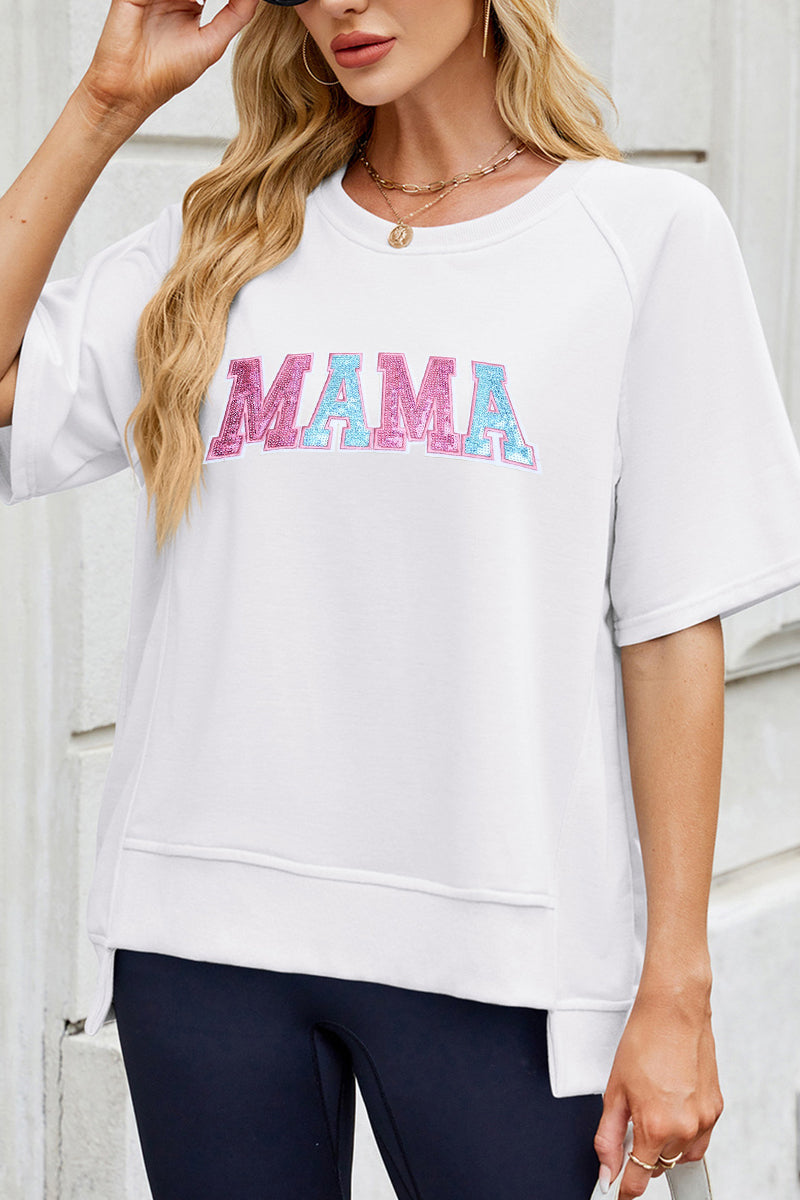 Mother's Day Mama Graphic Loose Fit T Shirt