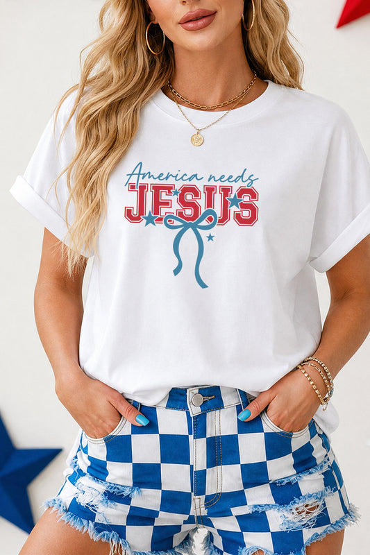 Faith Based Fourth of July Graphic Tee