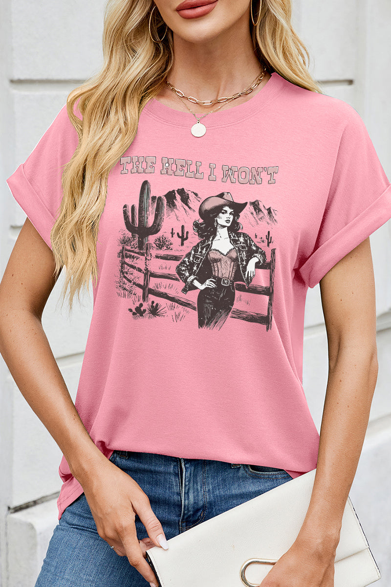 Western Cowgirl Graphic T Shirt Country Vintage Tee