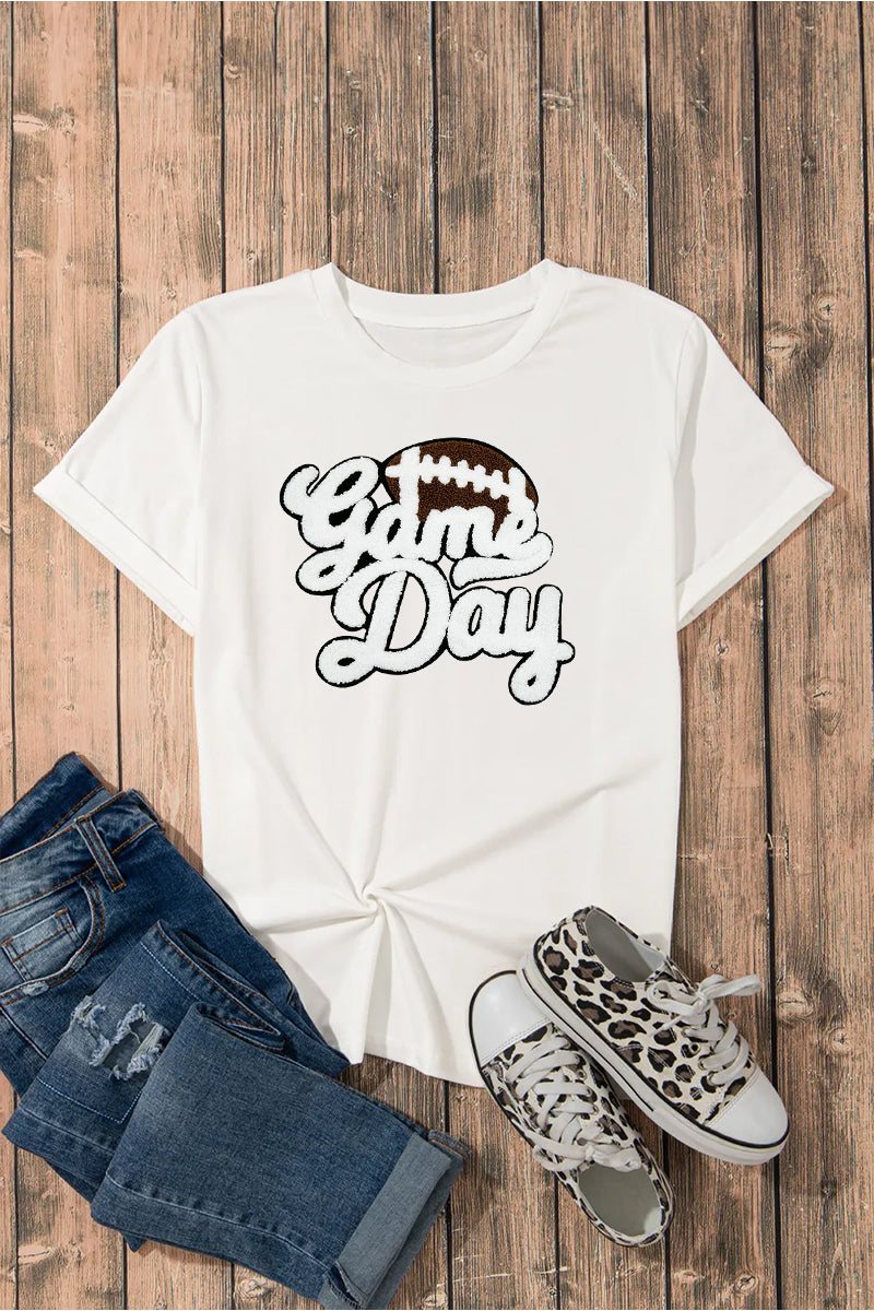Game Day Football Graphic Tee Women’s Team Spirit Shirt