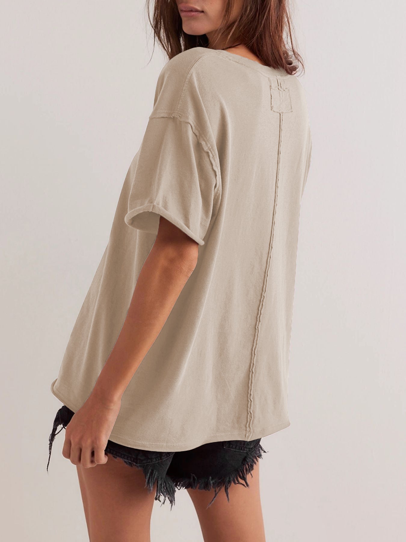Western Cotton Graphic Tee Patriotic Oversized Rodeo Top