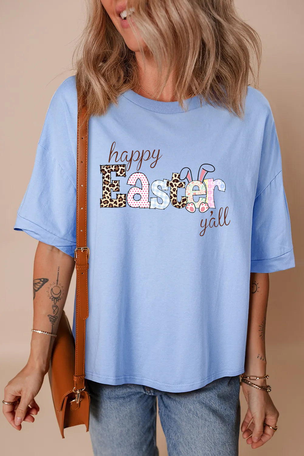 Spring Easter Graphic Casual Boutique Tee