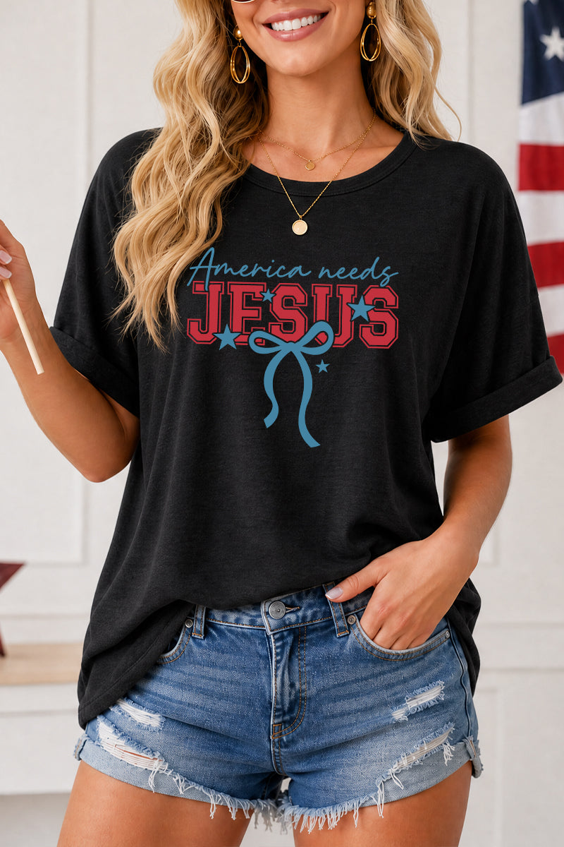 Independence Day Faith Graphic Shirt