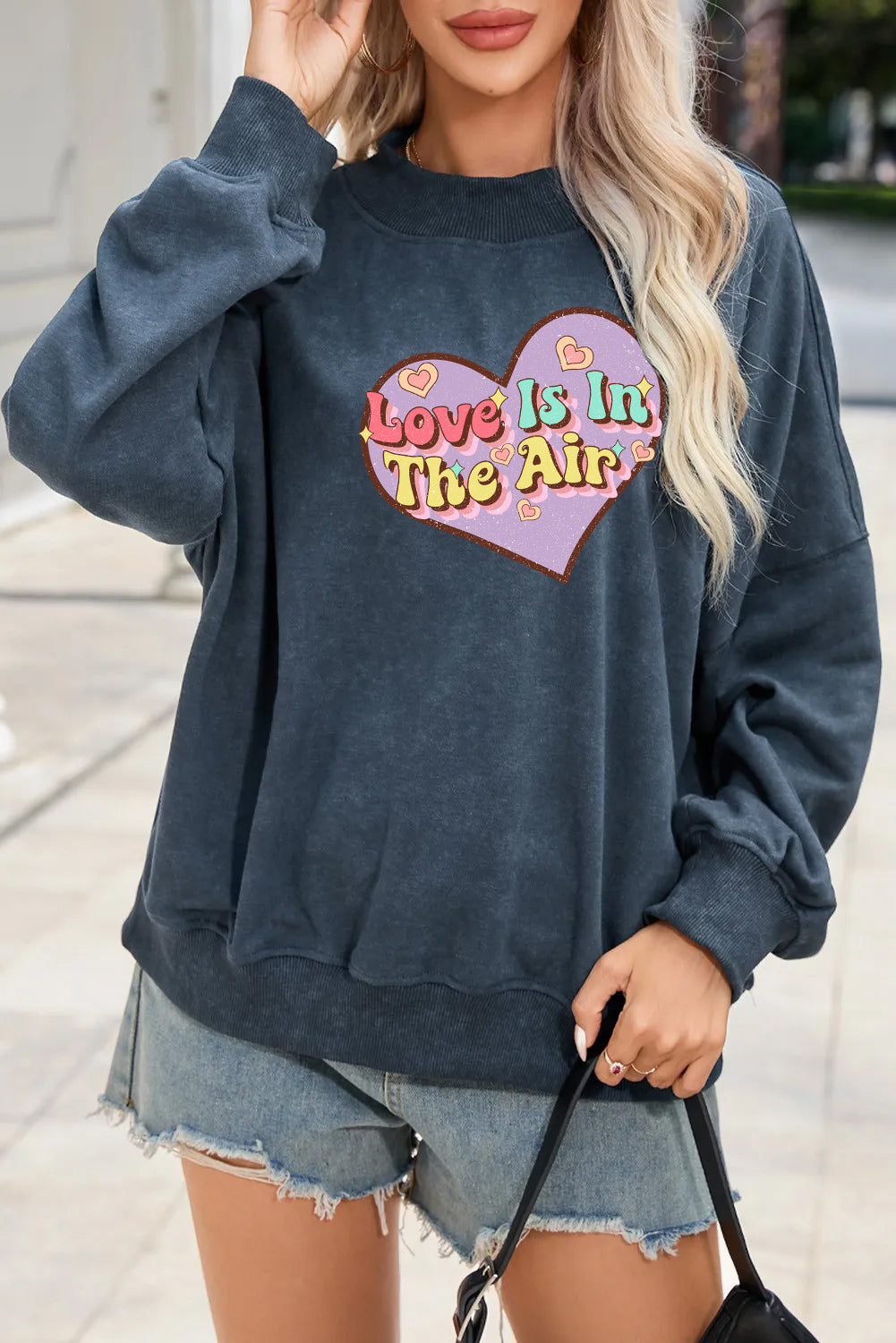 Valentine’s Day Love Is In The Air Heart Sweatshirt