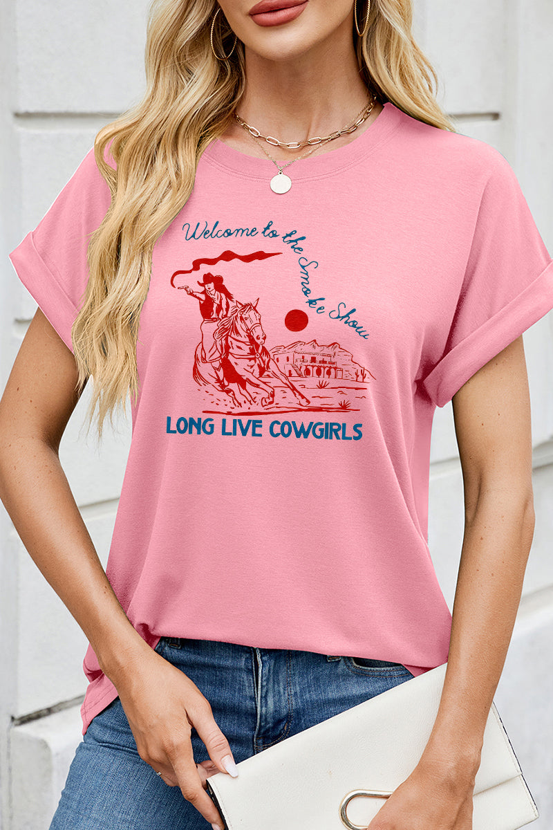 Western Cowgirl Graphic T Shirt Vintage Country Tee