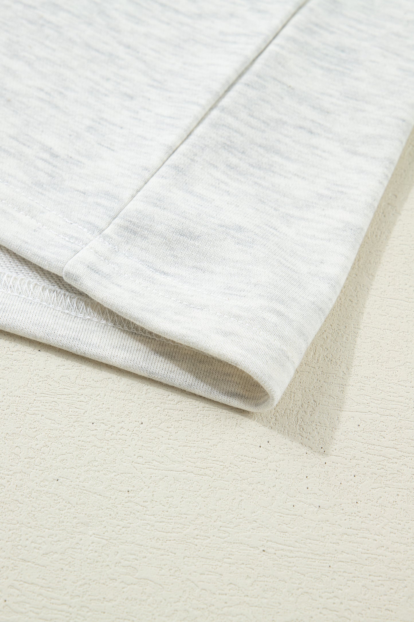 Light Grey Denim Color Block Patchwork Shirt Collar Short Sleeve Blouse