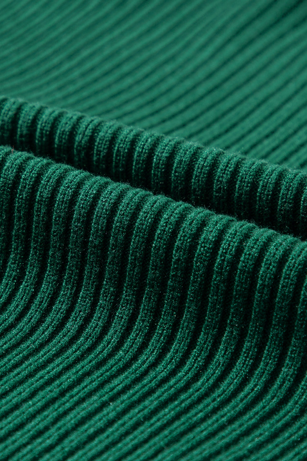 Oatmeal Patch Pocket Ribbed Knit Short Sleeve Sweater