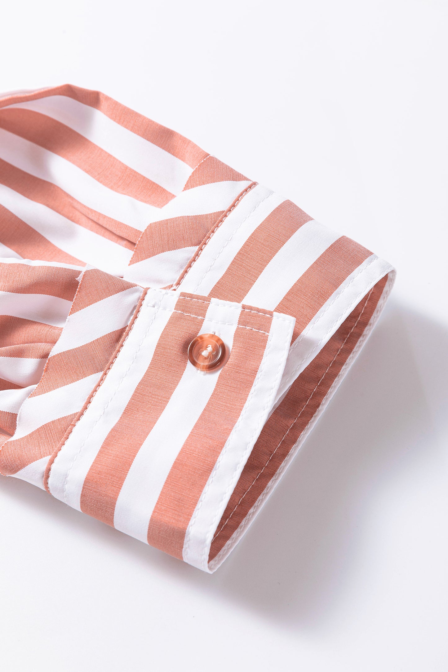 Striped Blouse Casual Peplum Boutique Shirt