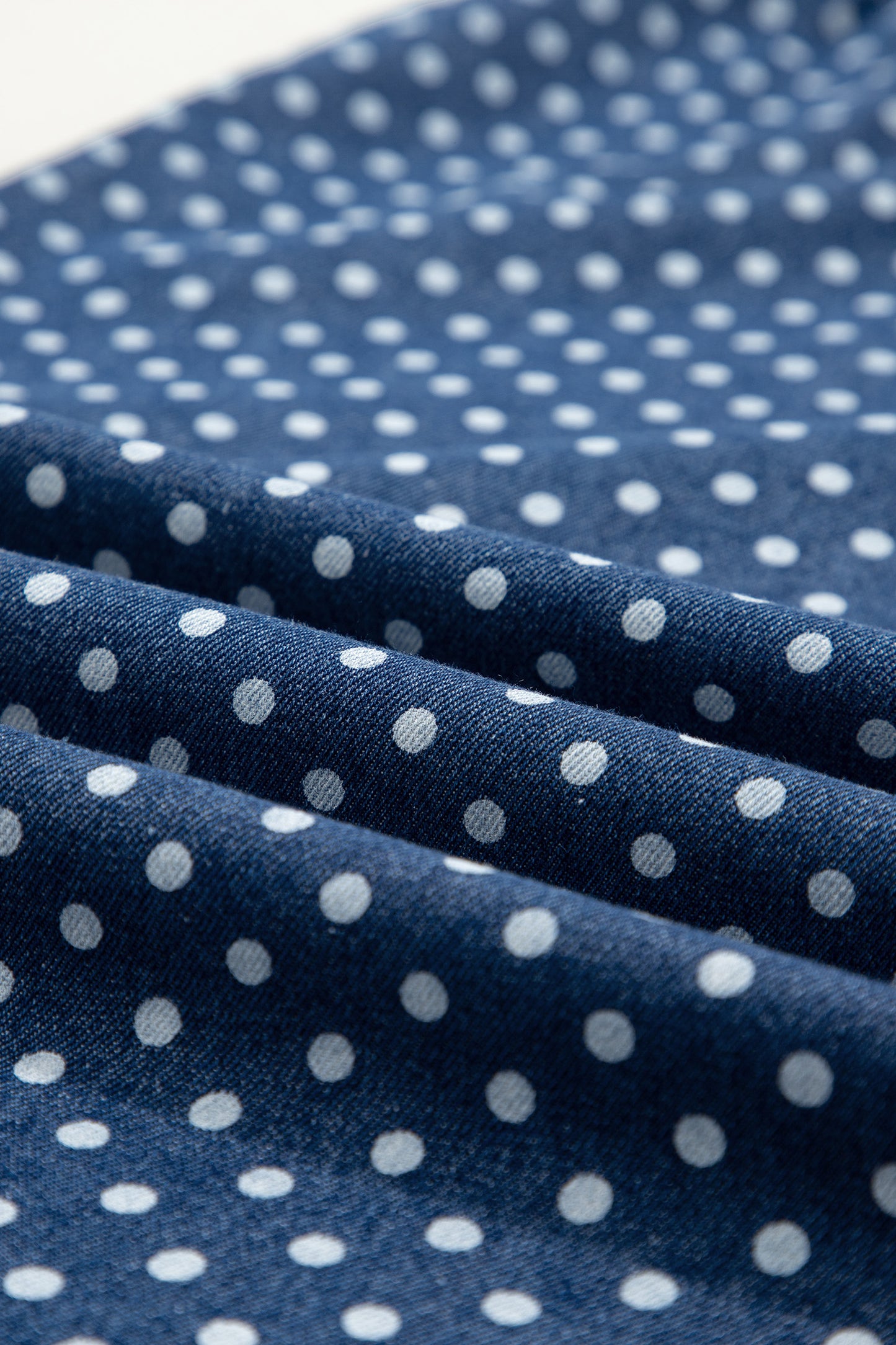 Polka Dot Wide Leg Jeans High Waist Boutique Pants
