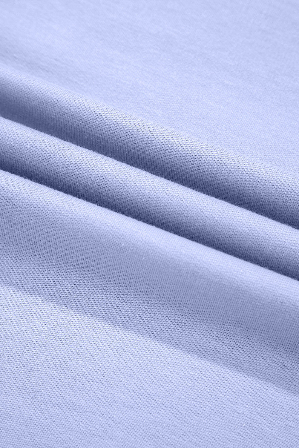 Beau Blue Floral Patched Half Sleeve Tunic Top