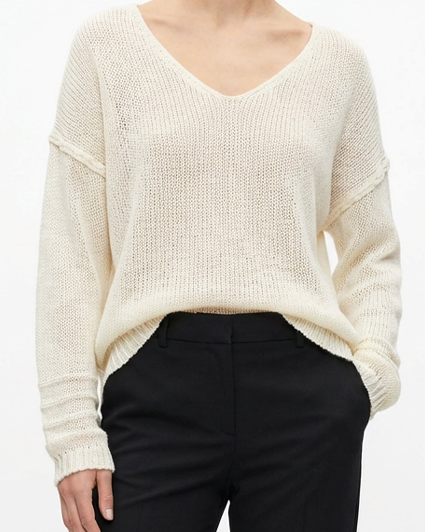Marina Oversized Off Shoulder SoftSpun Knit Sweater
