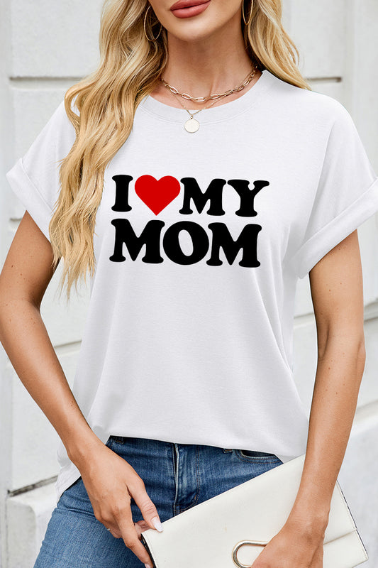 Mothers Day Graphic Tee Casual Loose Fit Short Sleeve T Shirt Gift for Mom