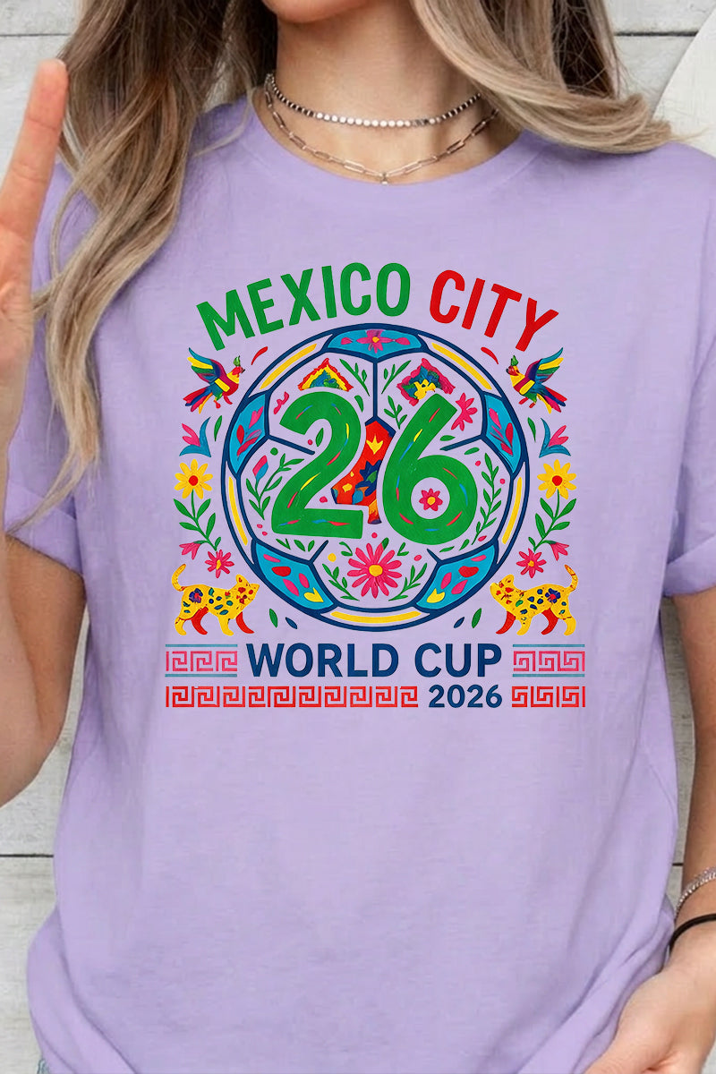 World Cup 2026 Mexico Soccer Graphic Cotton Tee