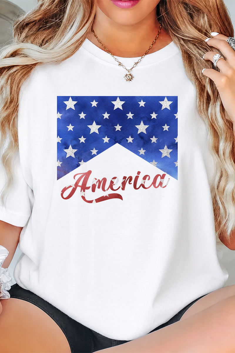 Fourth of July  America Graphic Tee