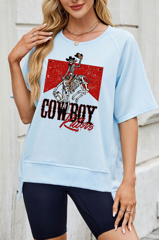 Cowboy Graphic Western Casual Tee