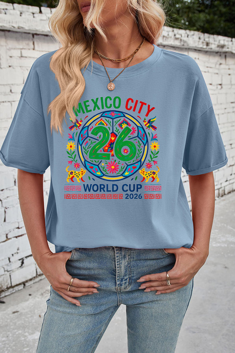 Mexico City 2026 World Cup Graphic Oversized Tee