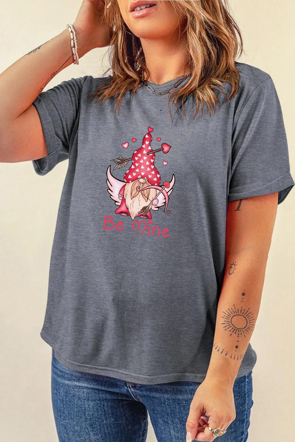 Valentine’s Day Be Mine Cupid Graphic Tee
