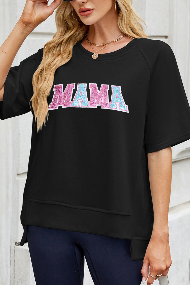 Mother's Day Mama Graphic Loose Fit T Shirt