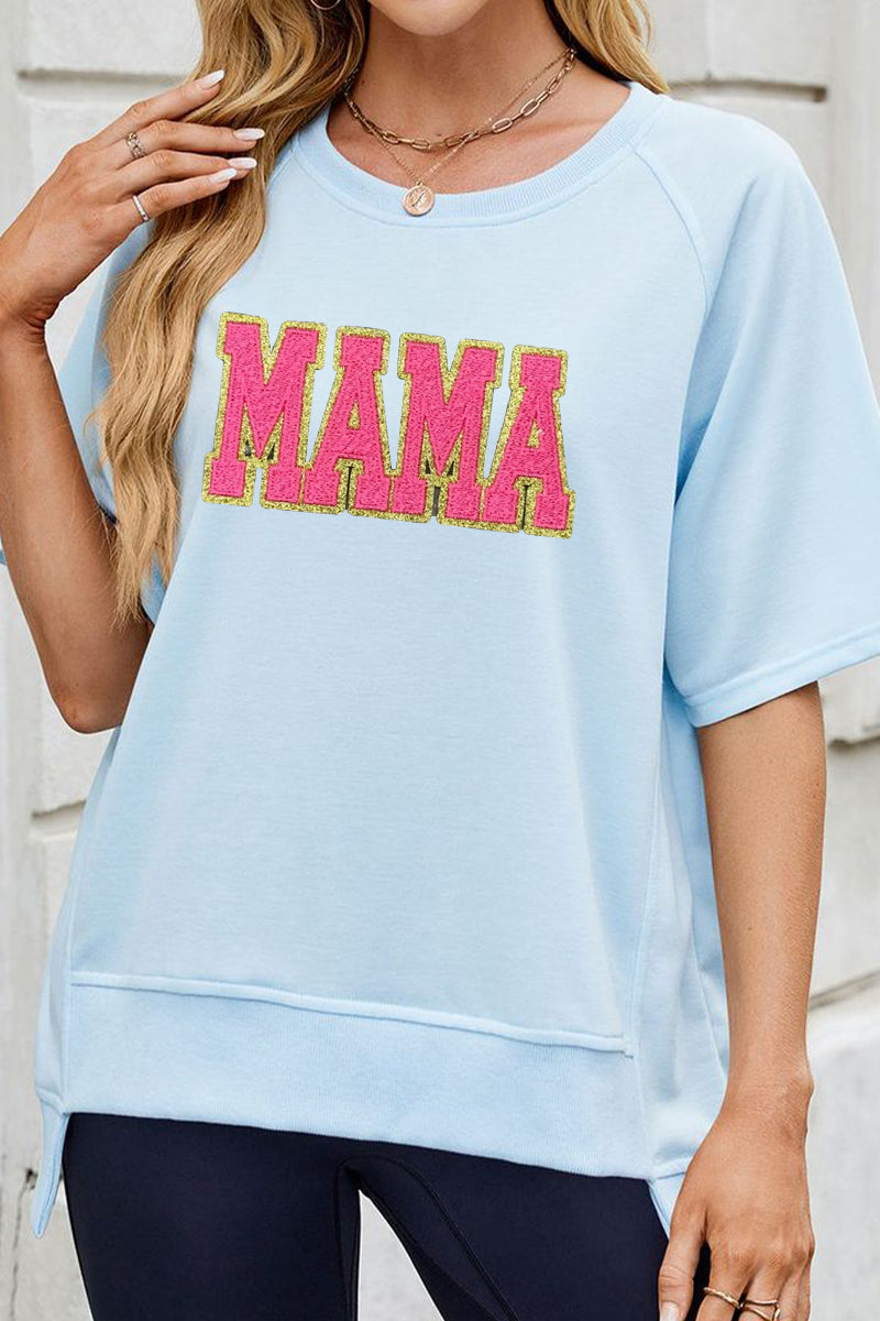 Neon MAMA Graphic Oversized Tee Mother's Day Gift Top