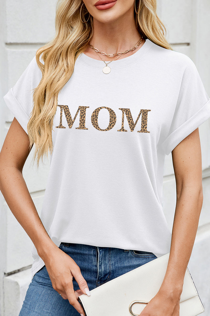 Mother Day MOM Graphic Tee Women Casual T Shirt