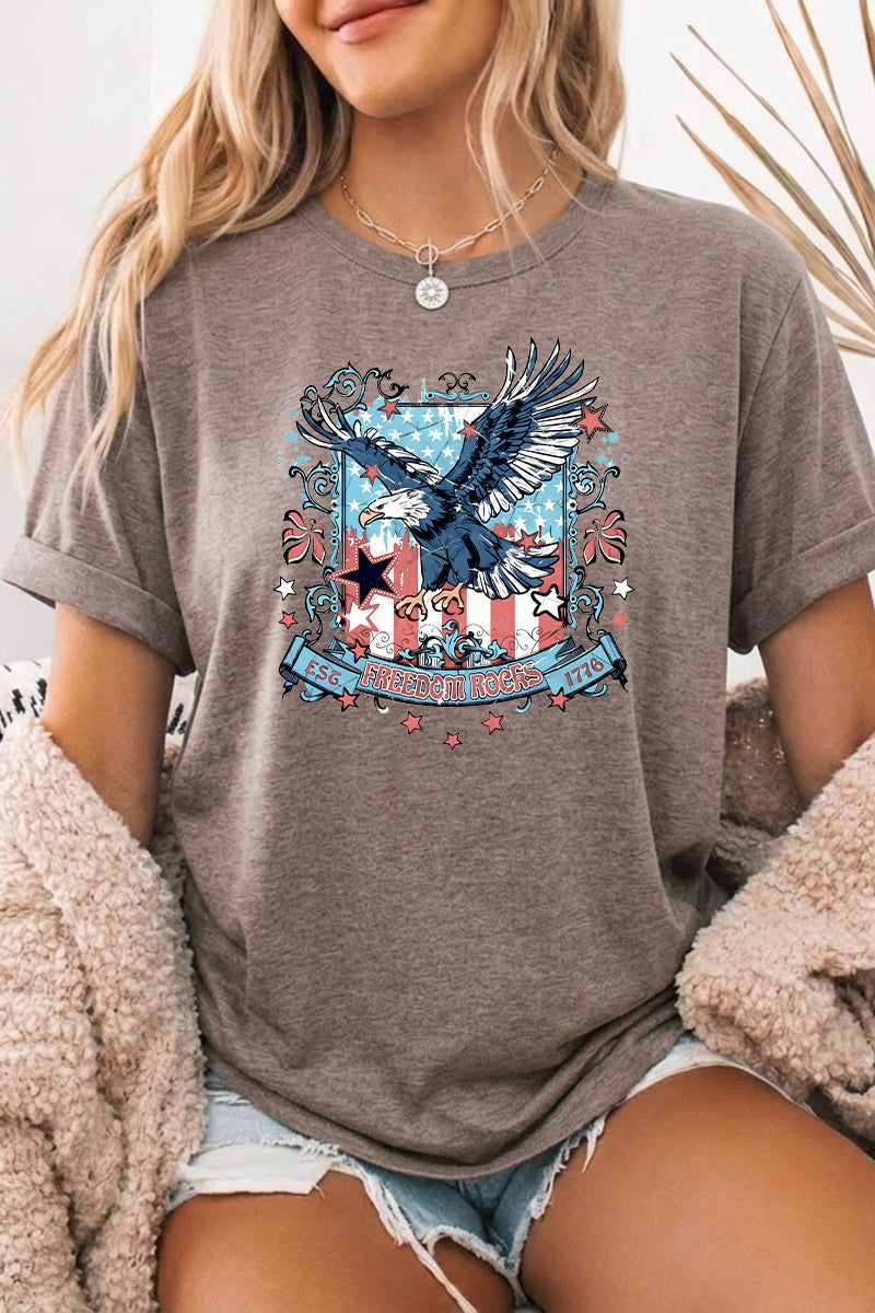 Independence Day Eagle Flag Graphic Tee