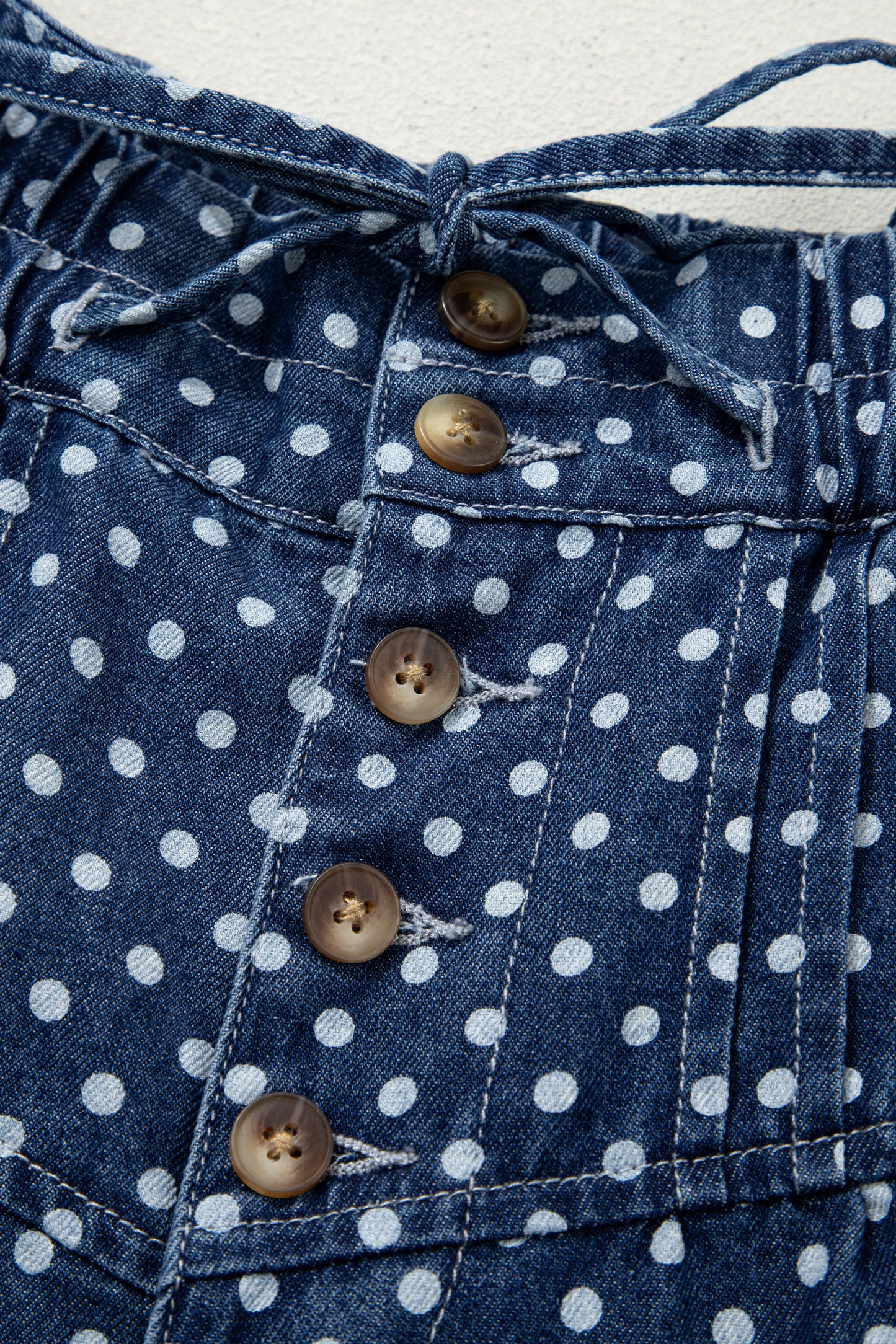 Polka Dot Wide Leg Jeans High Waist Boutique Pants