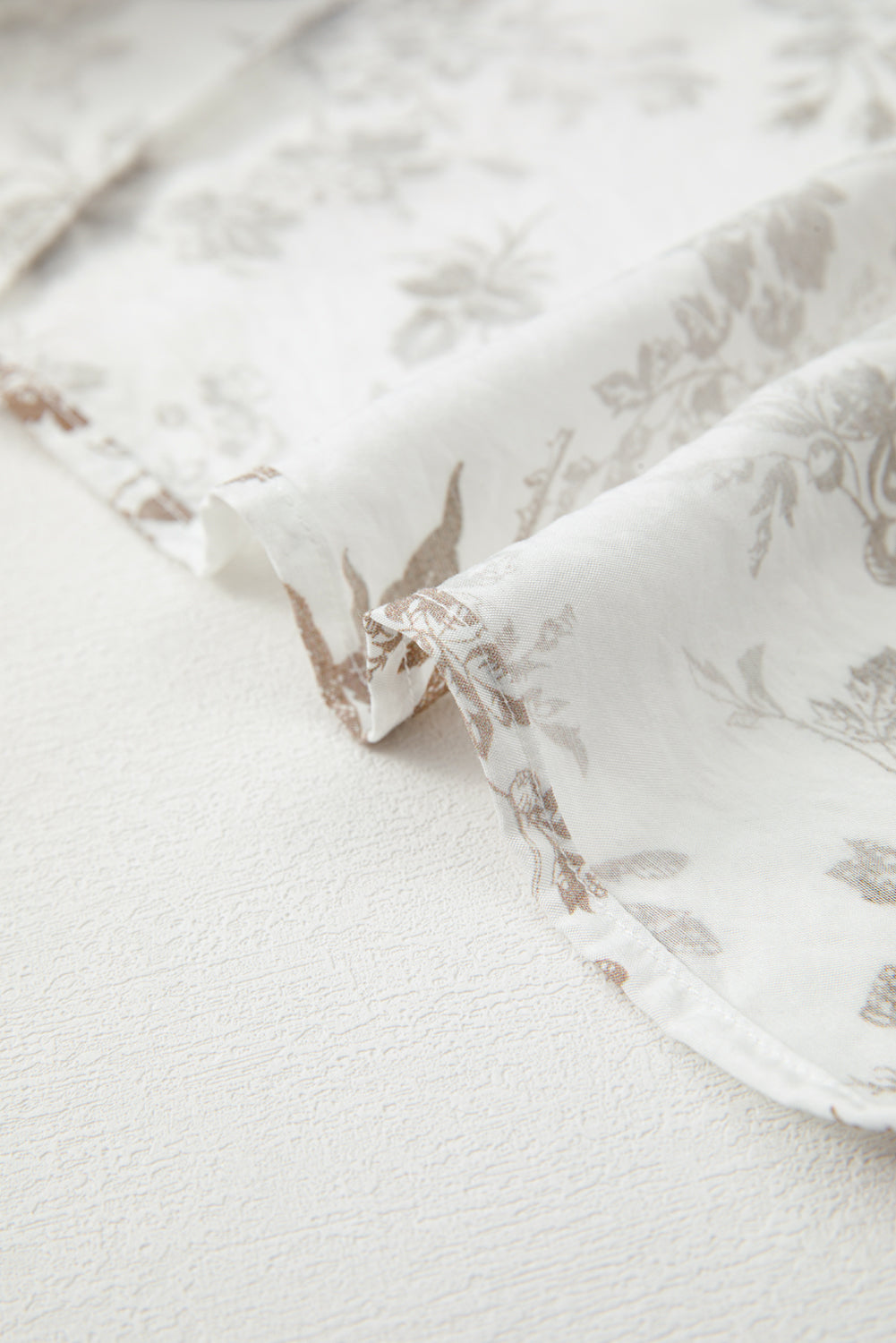 Khaki Floral Puff Sleeve V Neck Buttoned Front Maxi Dress