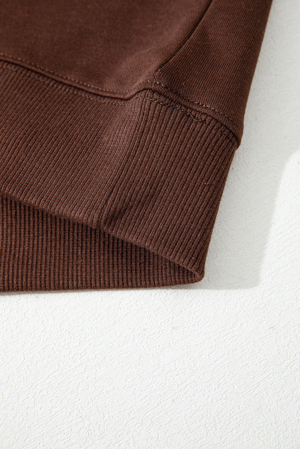 Evergreen Varsity Striped Detail Drop Shoulder Oversized Sweatshirt