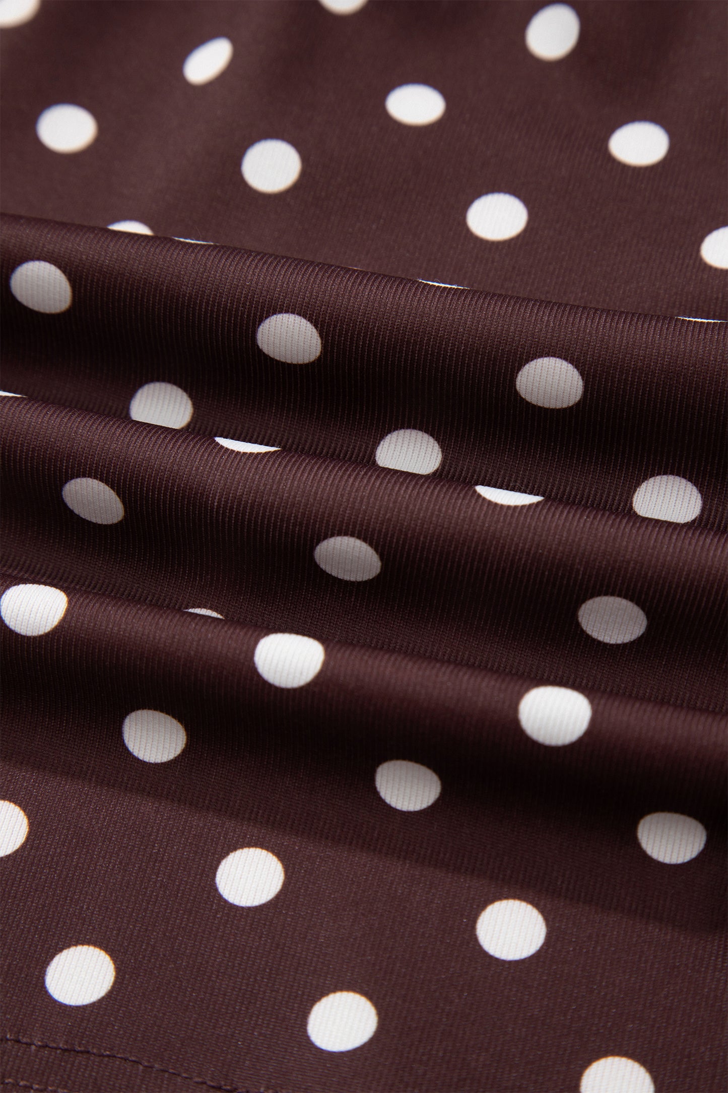 Pink Polka Dot Halter Tank Drawstring Elastic Waist Short Set