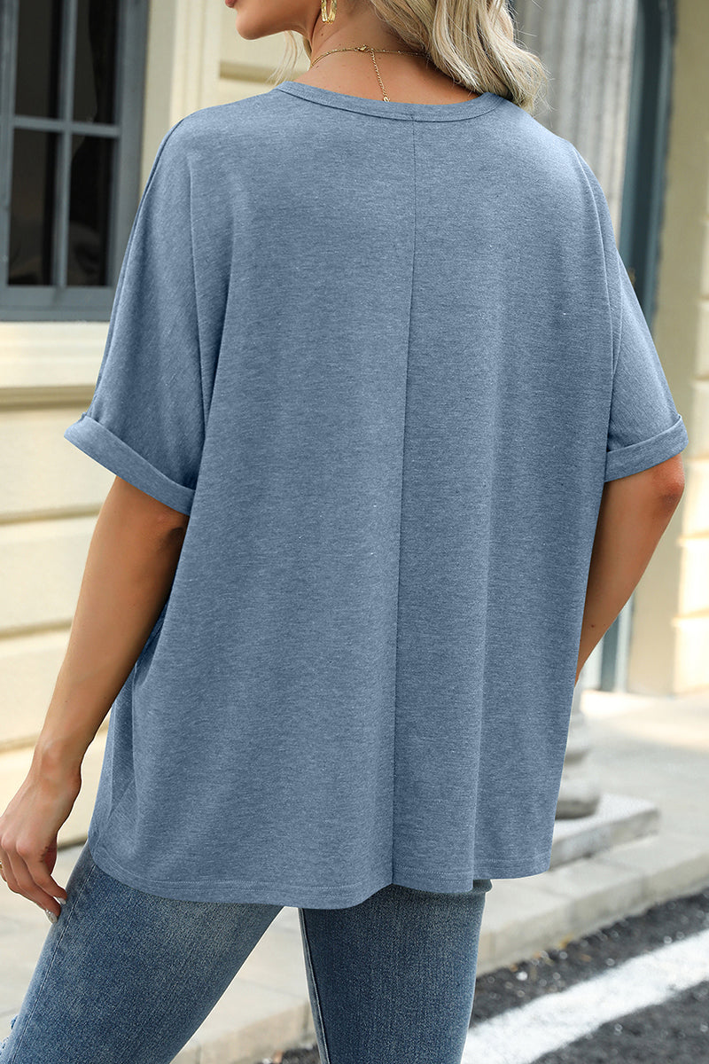 Patriotic Graphic Tee Oversized 1776 Independence Day Top