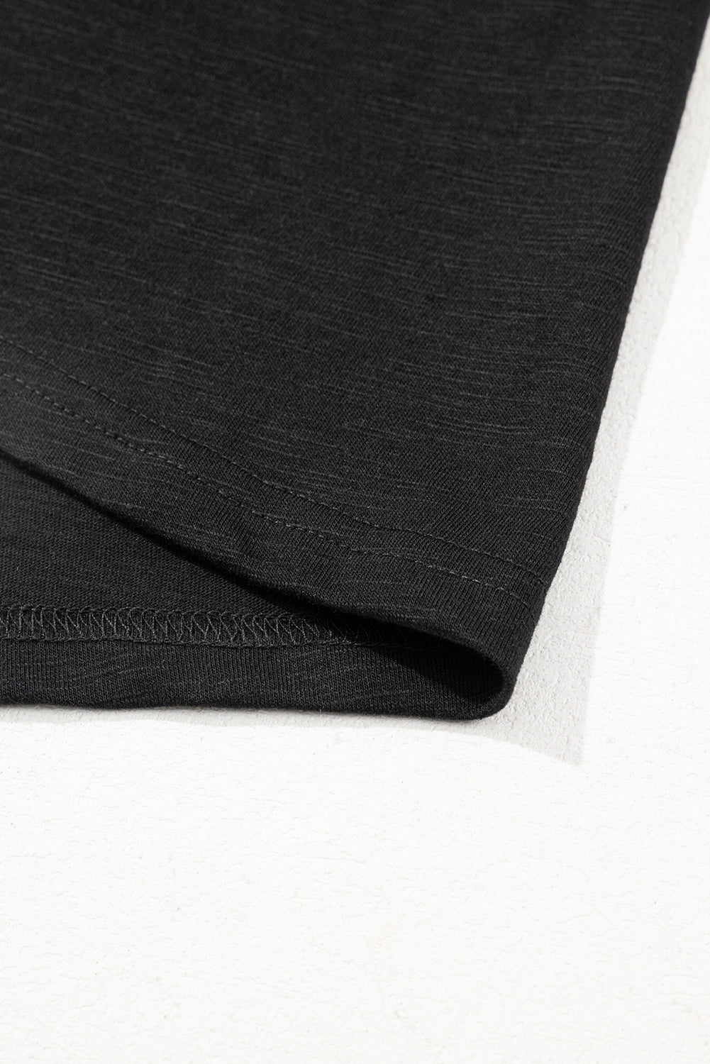 Dark Grey Layered Ruffle Short Sleeve Round Neck Top