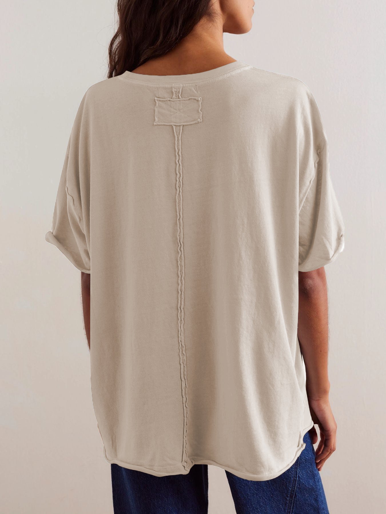 Western Cotton Graphic Tee Patriotic Oversized Rodeo Top