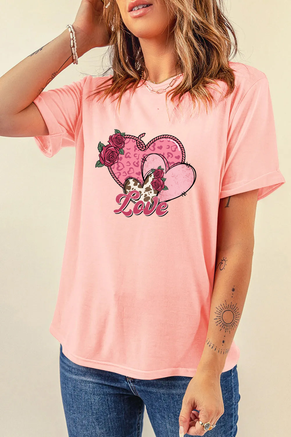 Valentine’s Day Love Heart Graphic Tee