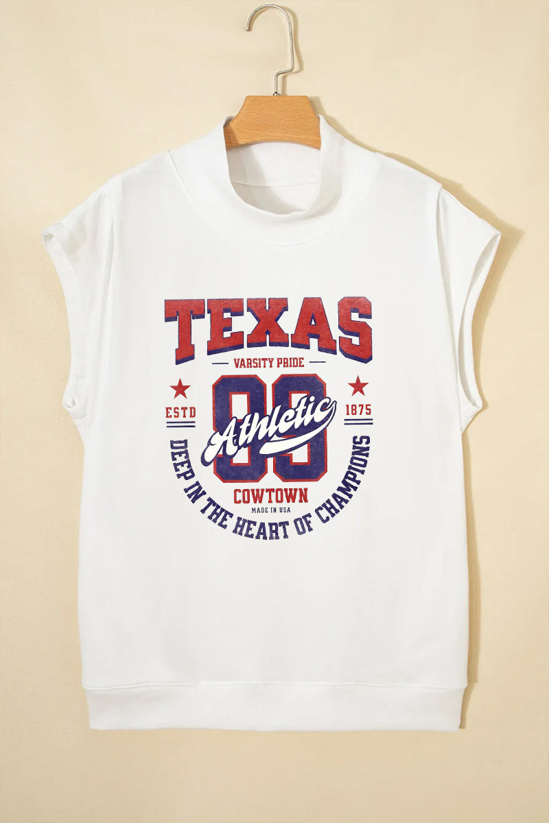 Texas Varsity Polyester Tee Casual Game Day Athletic