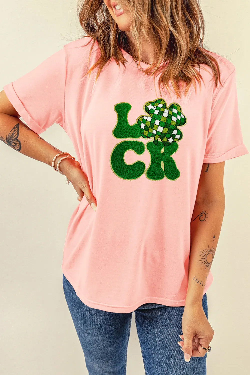 Saint Patrick’s Day Lucky Clover Graphic T Shirt