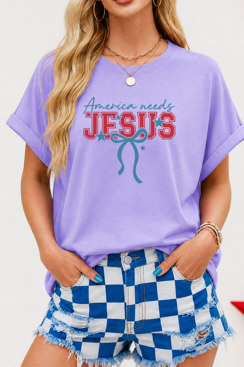 Faith Based Fourth of July Graphic Tee
