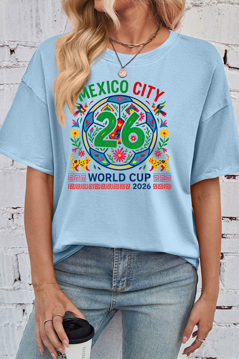 Mexico City 2026 World Cup Graphic Oversized Tee