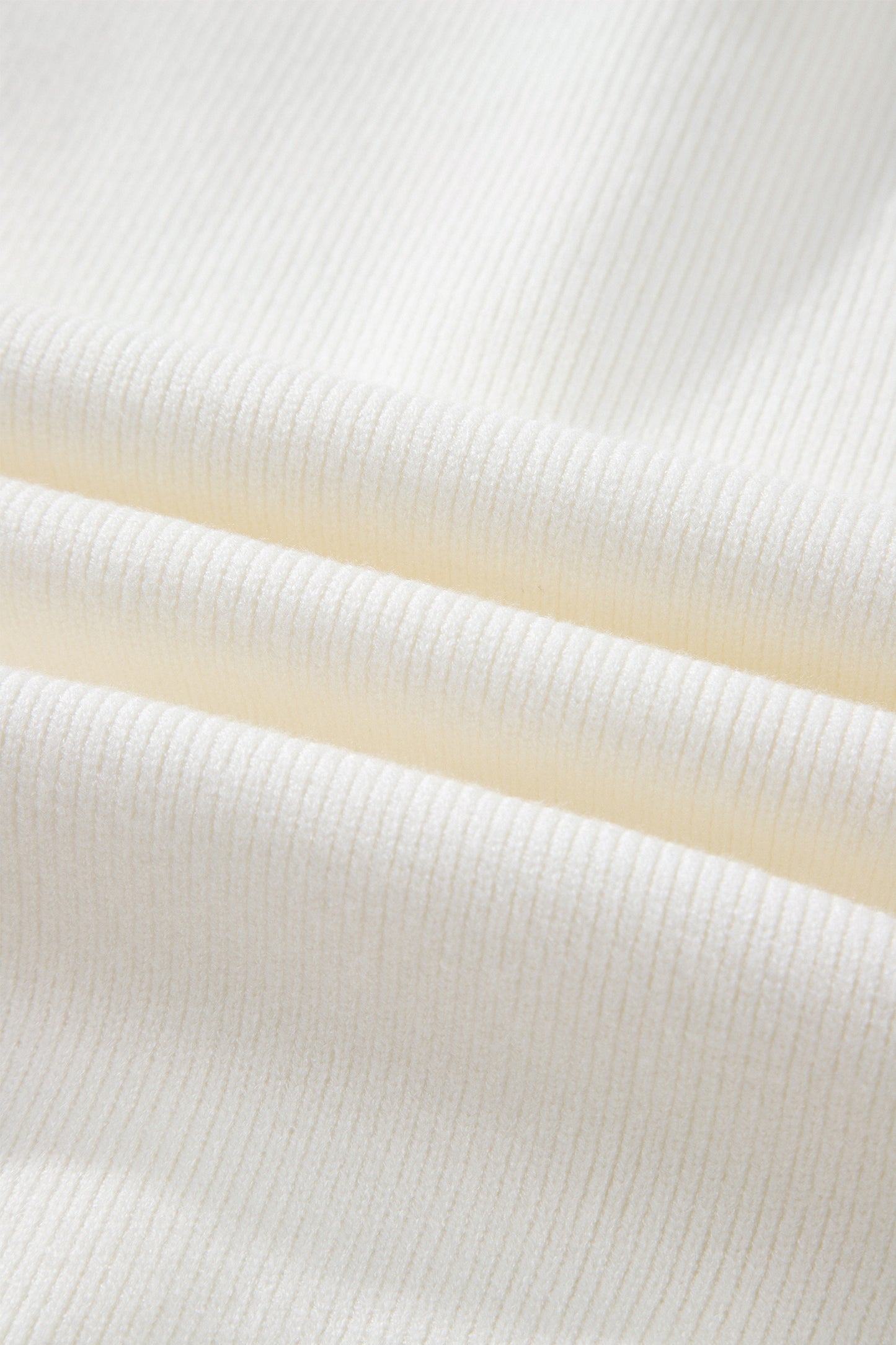 Yellow Cream Solid Color Sleeveless Knit Button Pocketed Sweater