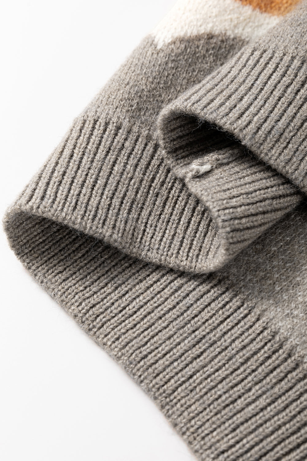 Women's Wave Striped Balloon Sleeve Drop Shoulder Sweater