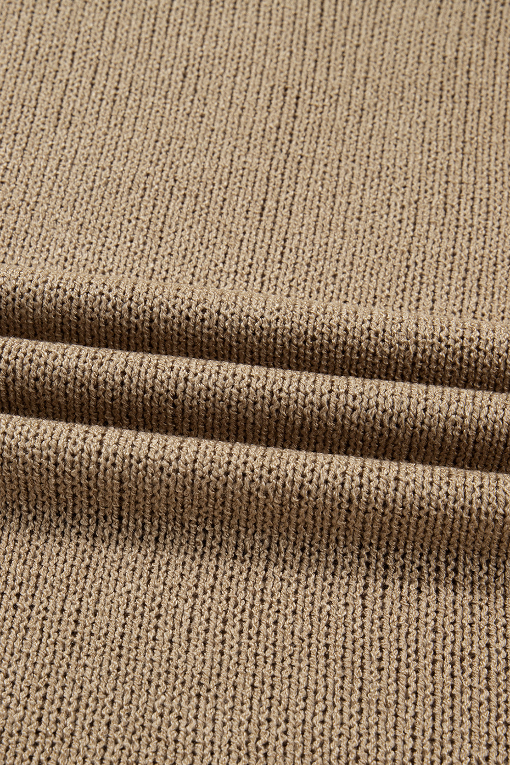 Pale Khaki Oversize Drop Shoulder Slouchy Sweater Dress