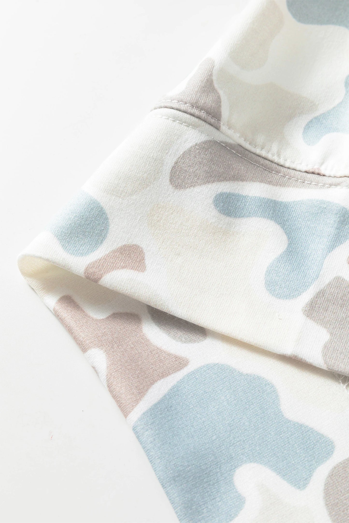 Camouflage Print Long Sleeve Hooded Pullover Casual Top