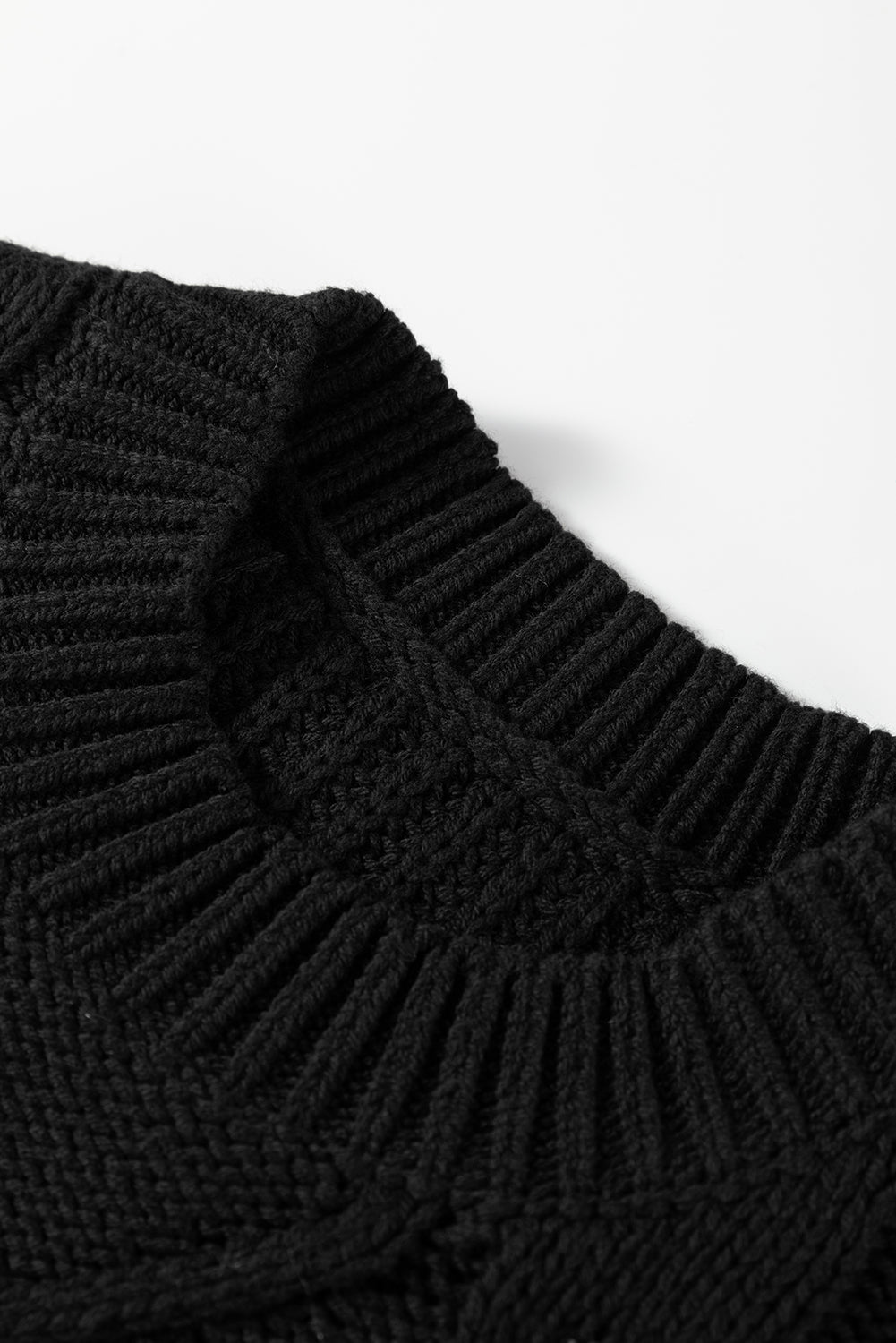 Plaid Lace up Detail Christmas Holiday Puff Short Sleeve Sweater