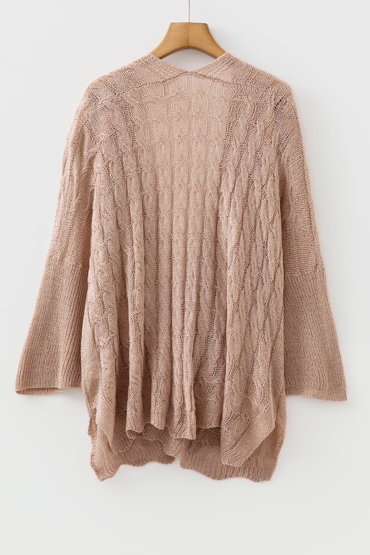 Open Knit Acrylic Cardigan Beach Boho Lightweight